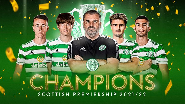 Celtic win Scottish Premiership title after Dundee draw | Football News | Sky Sports