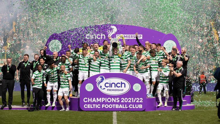 Celtic celebrated reclaiming the title in style 