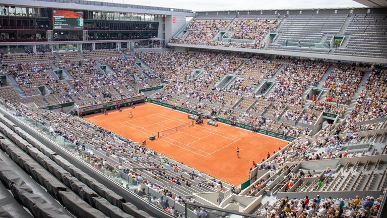 Court Philippe Chatrier will be at full capacity for this year's French Open