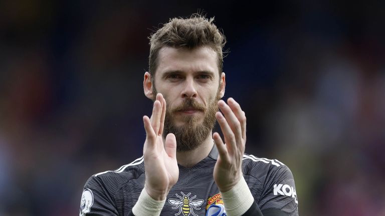 David de Gea, portero del Manchester United