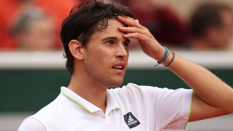 Dominic Thiem, who has been struggling after injuring his wrist, suffered an early exit at the French Open to Hugo Dellien