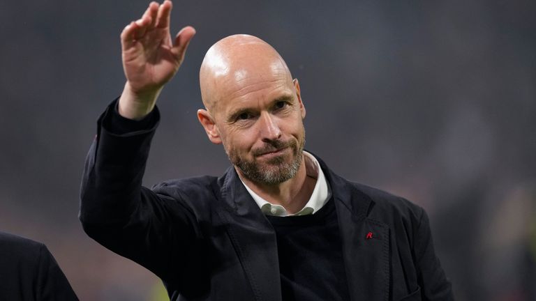 Erik Ten Hag signed off at Ajax by guiding them to the Eredivisie title
