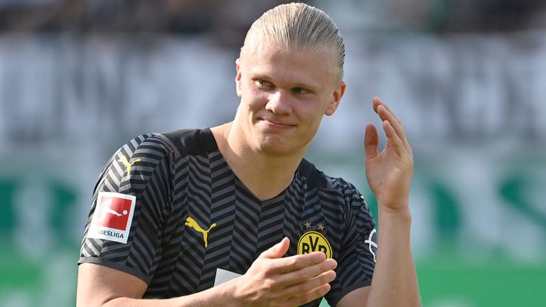 Erling Haaland will join Manchester City on July 1