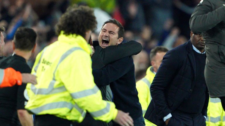 Lampard was mob before the pitch invasion