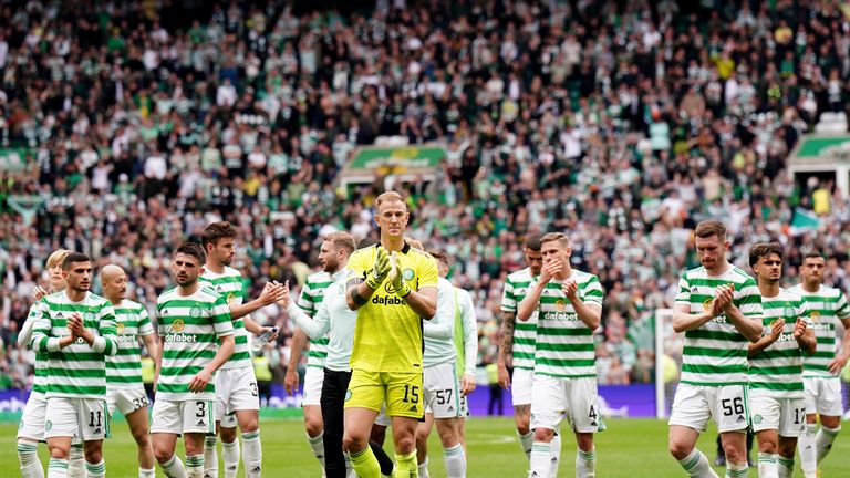 Celtic legend Paul Lambert believes his former side are on the verge of winning the Scottish Premiership following their 1-1 draw with Rangers.
