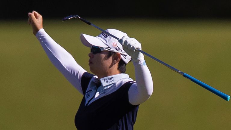 Ji's 92-yard shot for eagle at ninth sparked her recovery in the final against Ayaka Furue