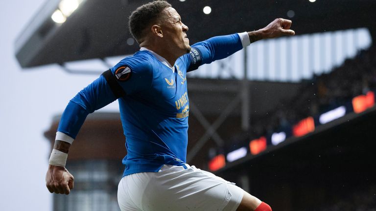 James Tavernier opened the scoring for Rangers at Ibrox