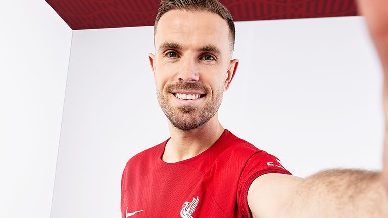 Jordan Henderson new Liverpool Nike kie