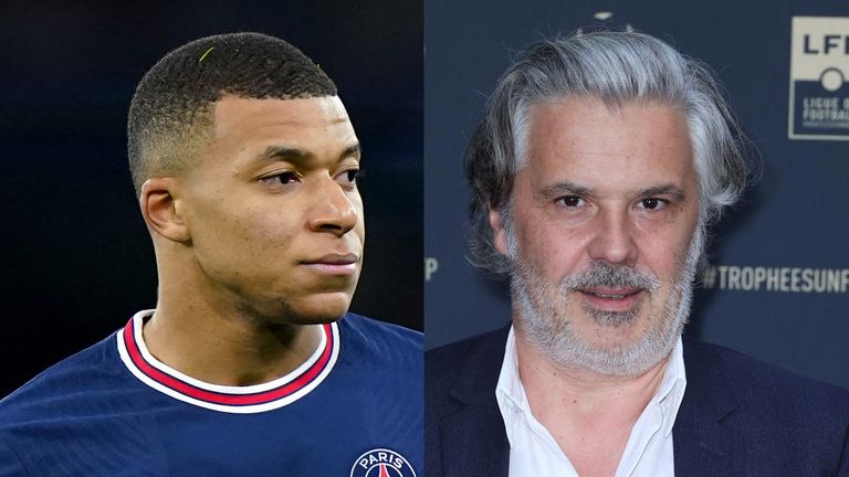 Kylian Mbappe and Vincent Labrune