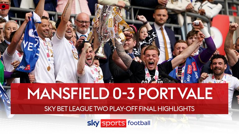 Port Vale are promoted to League One