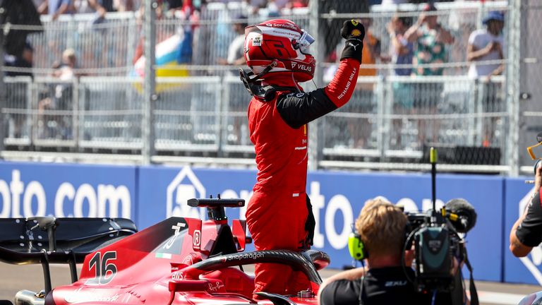 #16 Charles Leclerc (MCO, Scuderia Ferrari), F1 Grand Prix of Miami at Miami International Autodrome on May 7, 2022 in Miami, United States of America.