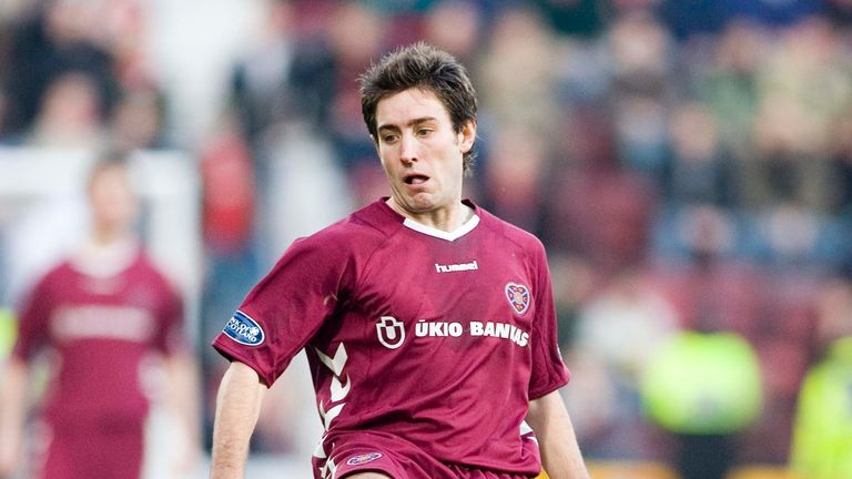 Lee Johnson had a brief spell at Hearts as a player