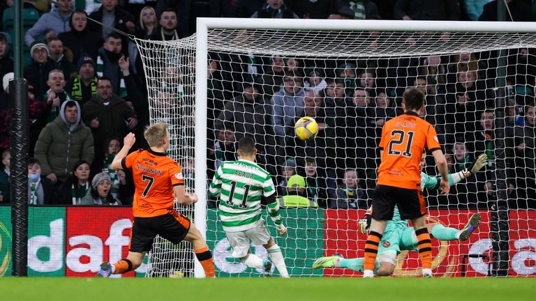 Liel Abada fired in a late winner at home to Dundee United 