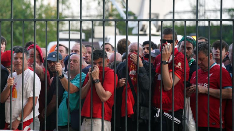 Supporters de Liverpool - Finale de la Ligue des champions 2022