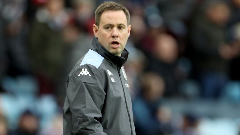 Aston Villa assistant manager Michael Beale