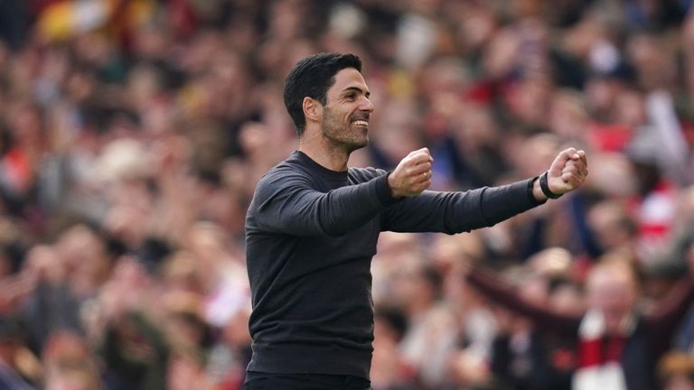 Mikel Arteta cree que el Arsenal aún podría terminar entre los cuatro primeros en el último día