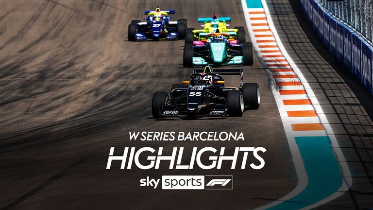 Highlights of the W Series race from Spain.