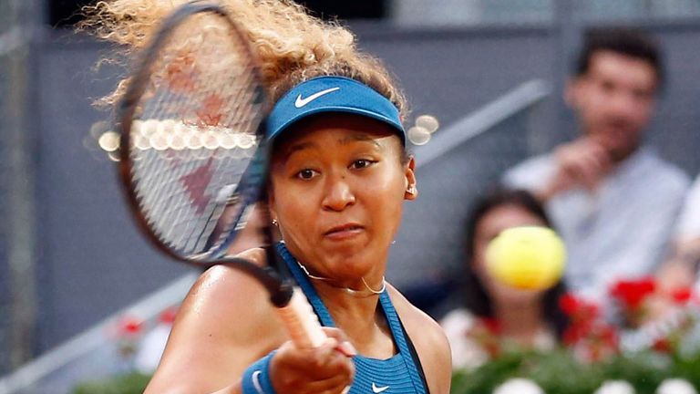 Osaka jugó en Madrid la semana pasada