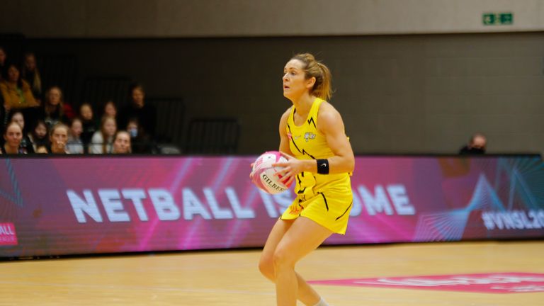 Watch the highlights of the Vitality Netball Super League match between Manchester Thunder and Team Bath Netball
