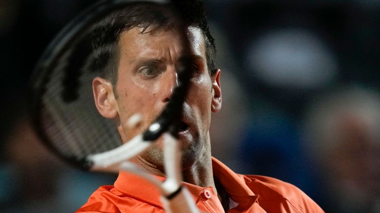 Djokovic will now face Stefanos Tsitsipas in Sunday's final 