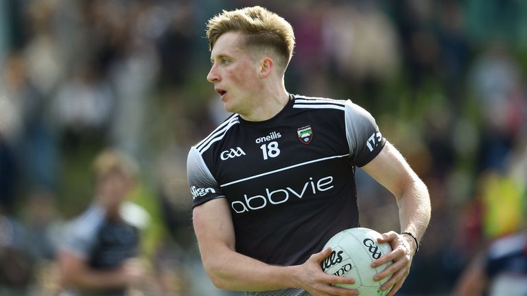 17 April 2022; Pat Spillane of Sligo during the Connacht GAA Football Senior Championship Quarter-Final match between New York and Sligo at Gaelic Park in New York, USA. Photo by Daire Brennan/Sportsfile