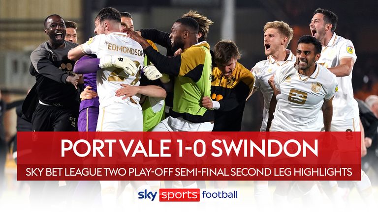 Port Vale vs Swindon