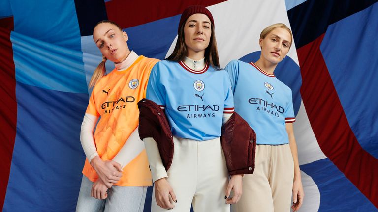 PUMA launches the 2022/23 Manchester City Home kit (credit Puma)