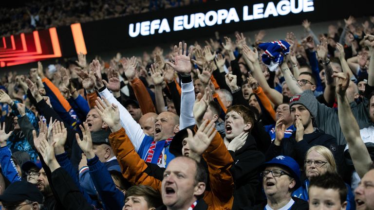 Rangers fans have been warned not to travel to Seville without a ticket 