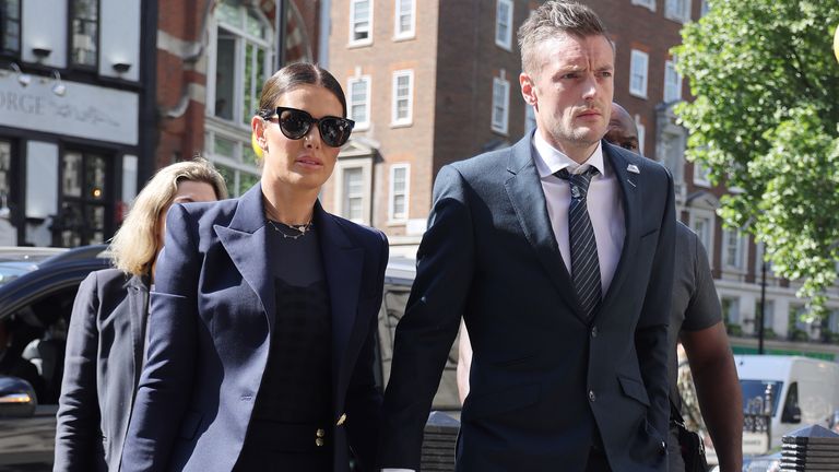 Rebekah Vardy and Jamie Vardy