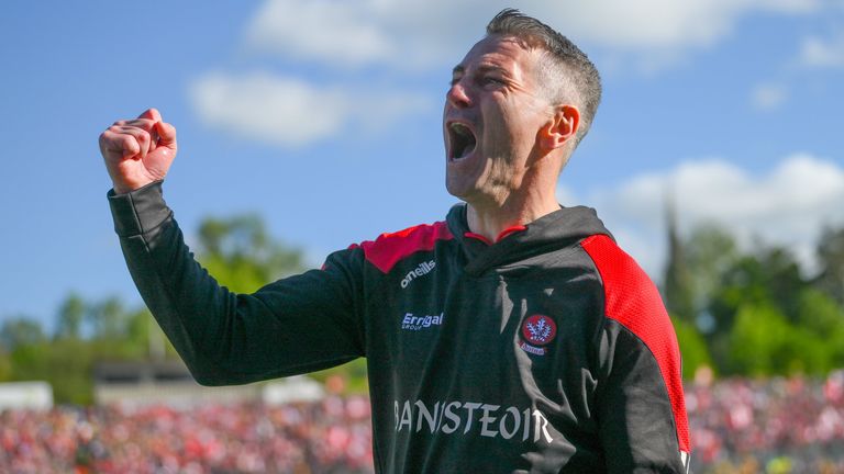 Rory Gallagher has led Derry back to the summit of Ulster football
