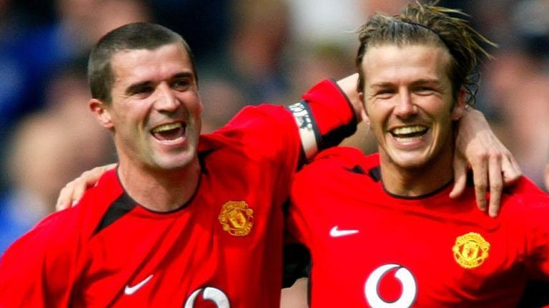 Roy Keane and David Beckham