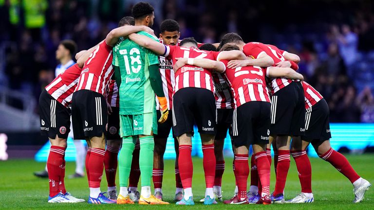 Sheffield United will be assured of a play-off place if they beat Fulham, but depending on other results, a point may be enough