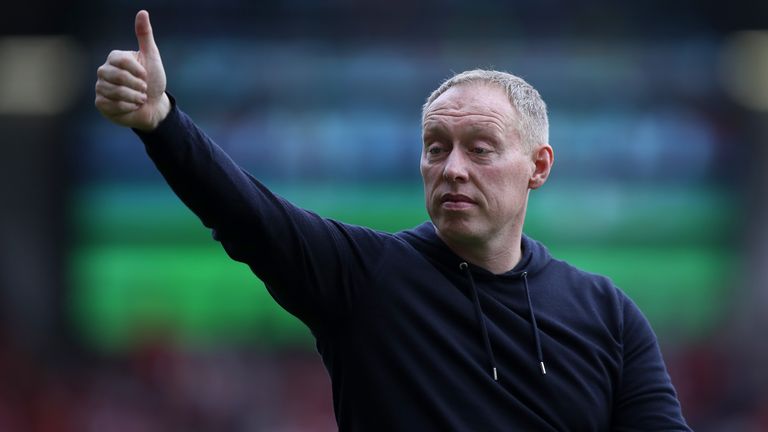 Steve Cooper replace Chris Hughton as Nottingham Forest boss last September