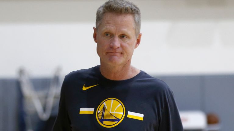 Golden State Warriors head coach Steve Kerr 