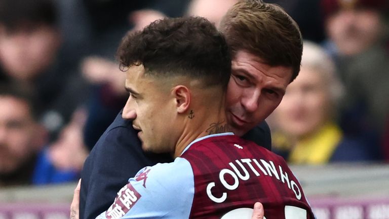 Steven Gerrard and Philippe Coutinho