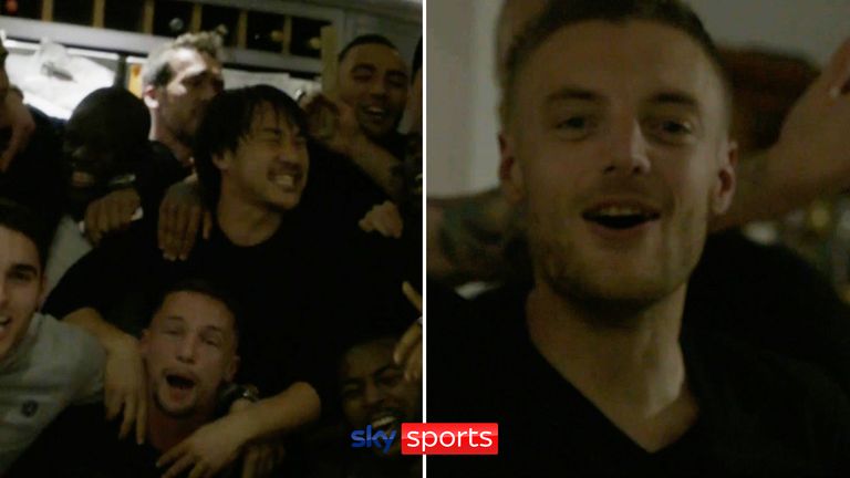 Leicester players had a party at Jamie Vardy&#39;s when they won the Premier League title back in 2016.