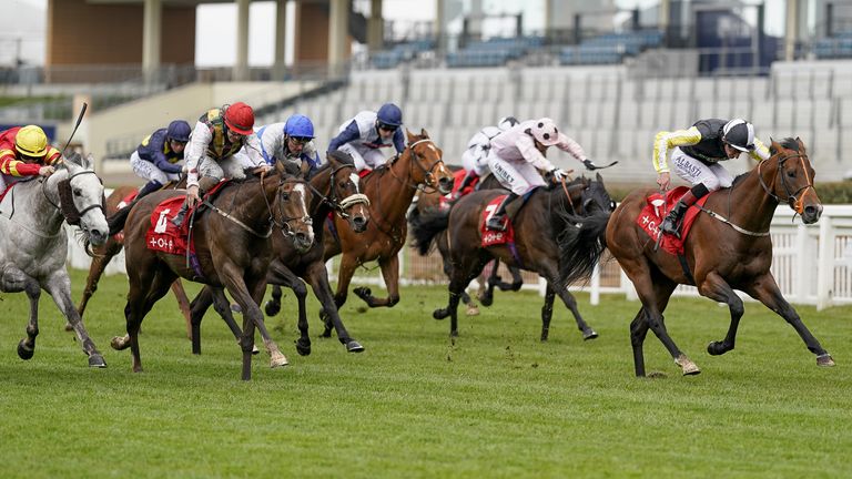 River Nymph wins the 2021 Victoria Cup for Adam Kirby and Clive Cox