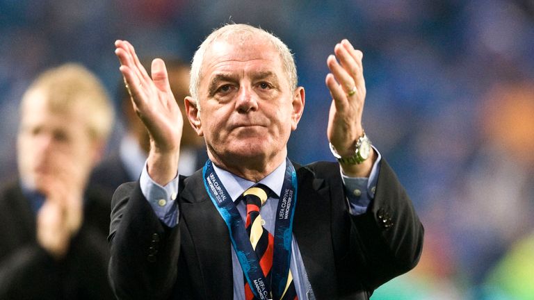 Walter Smith led his Rangers team to the UEFA Cup Final in 2008 