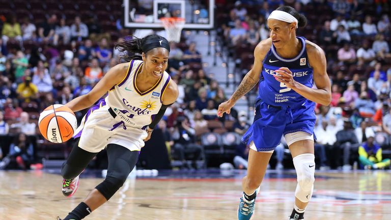 Los Angeles Sparks guard Jordin Canada during the Chicago Sky