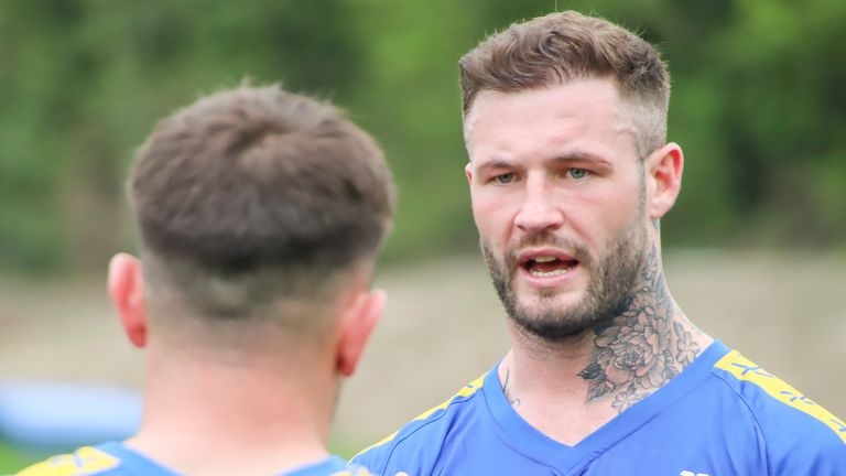 After a recent health scare and seizure, Leeds' Zak Hardaker spoke to media on Thursday 
