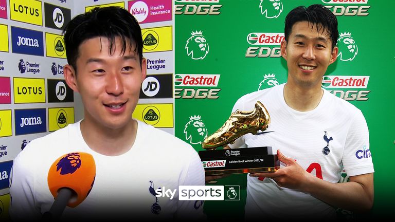 Son Heung-min won the Golden Boot after scoring 23 goals in the Premier League