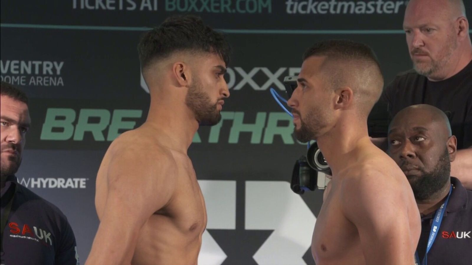 Adam Azim v Anthony Loffet | Weigh-In | Boxing News | Sky Sports