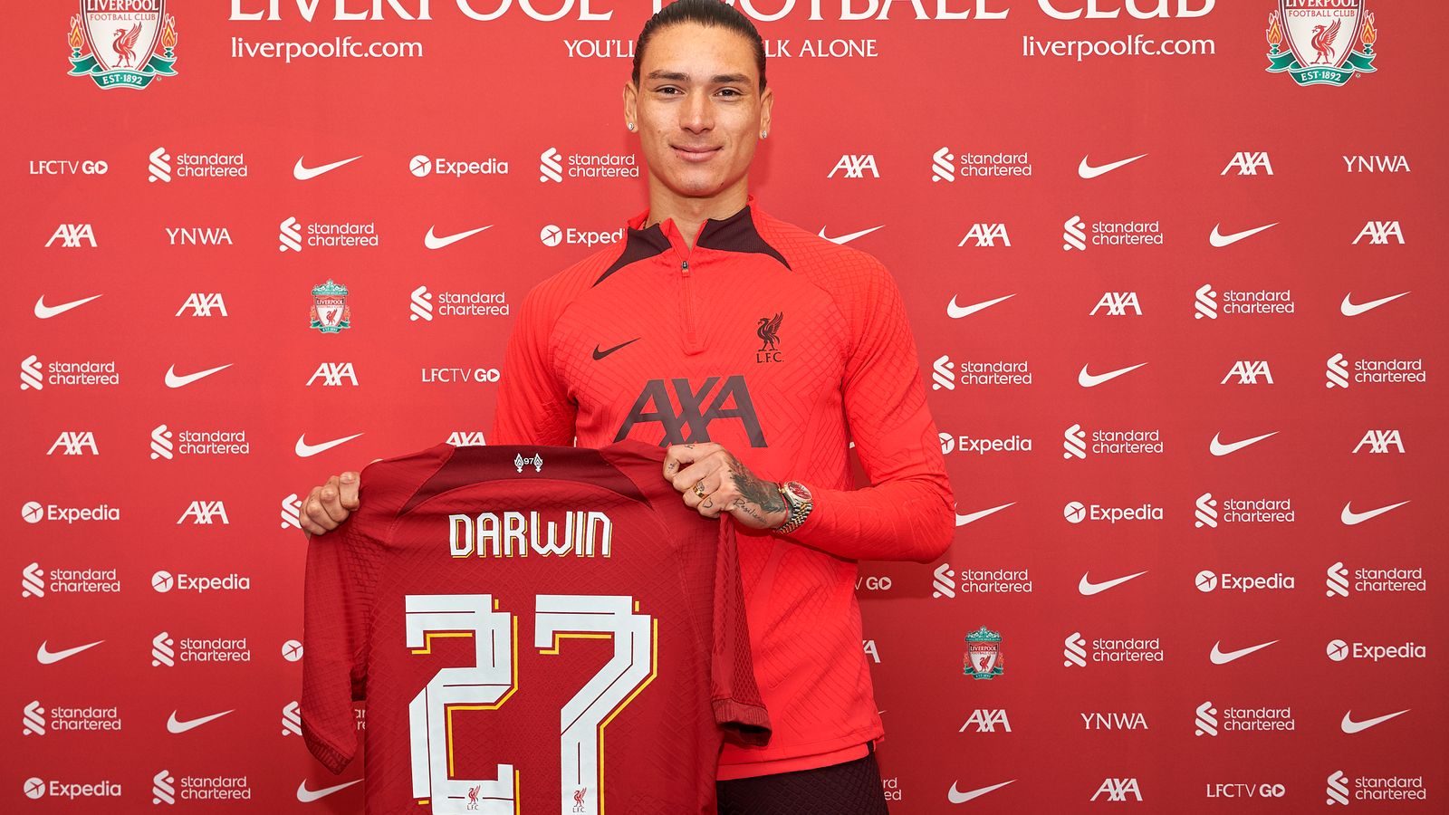 Darwin Nunez joins Liverpool in club-record £85m transfer deal from Benfica  | Transfer Centre News | Sky Sports