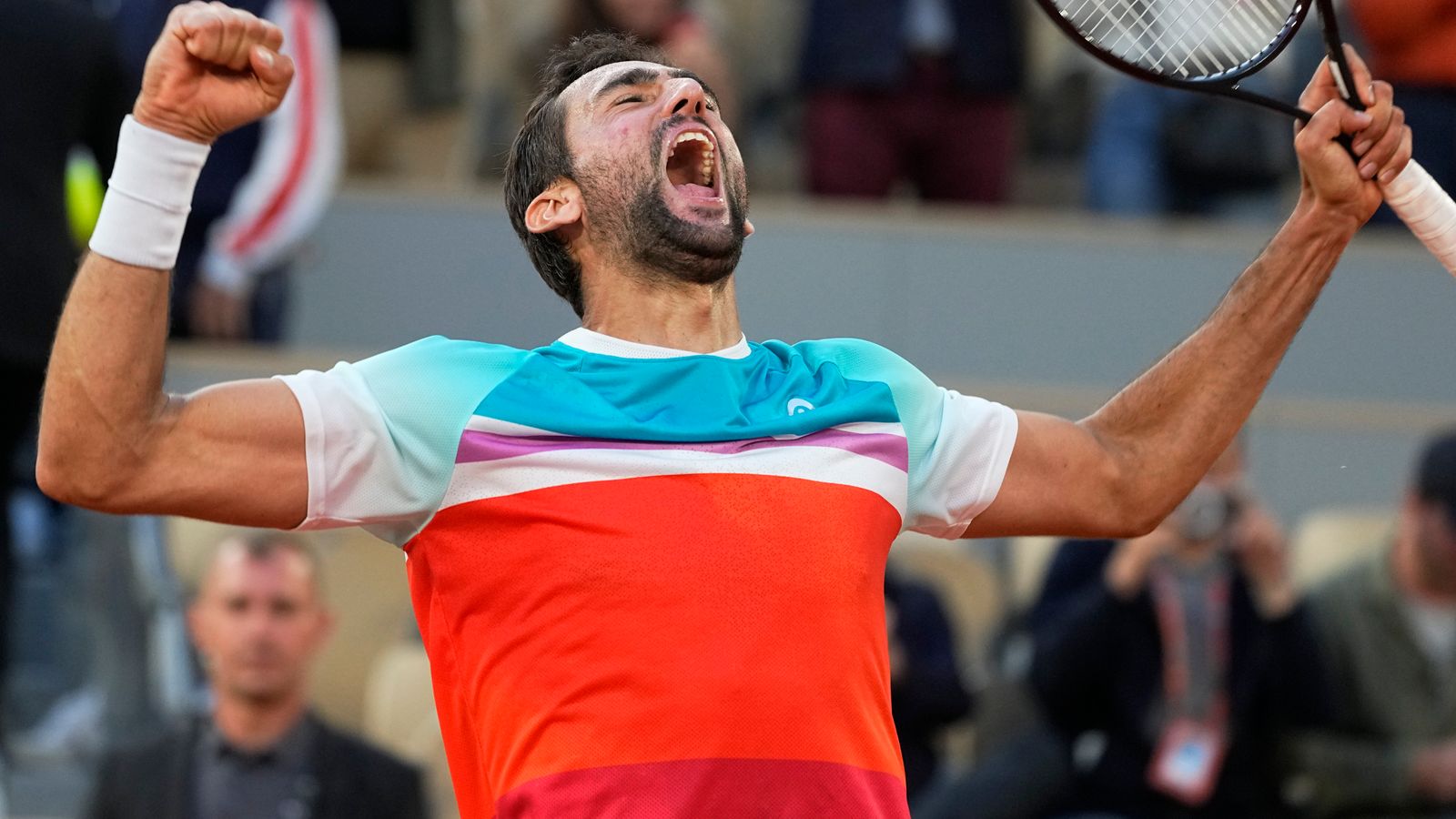 French Open Marin Cilic sets up meeting with Casper Ruud in semi-finals at Roland Garros Tennis News Sky Sports
