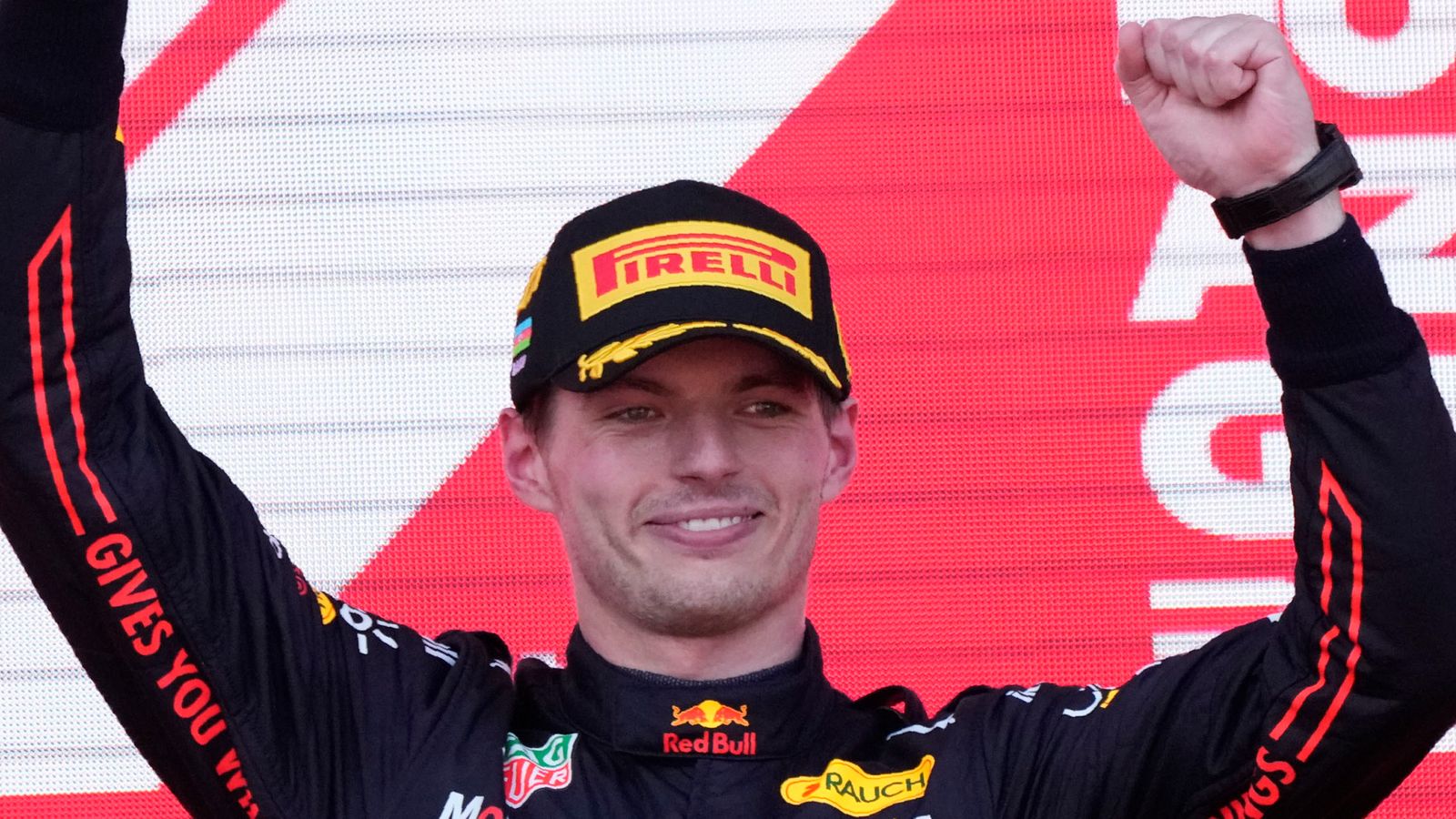 Azerbaijan GP: Max Verstappen leads Red Bull one-two in Baku after Ferrari engine failures - Sky Sports