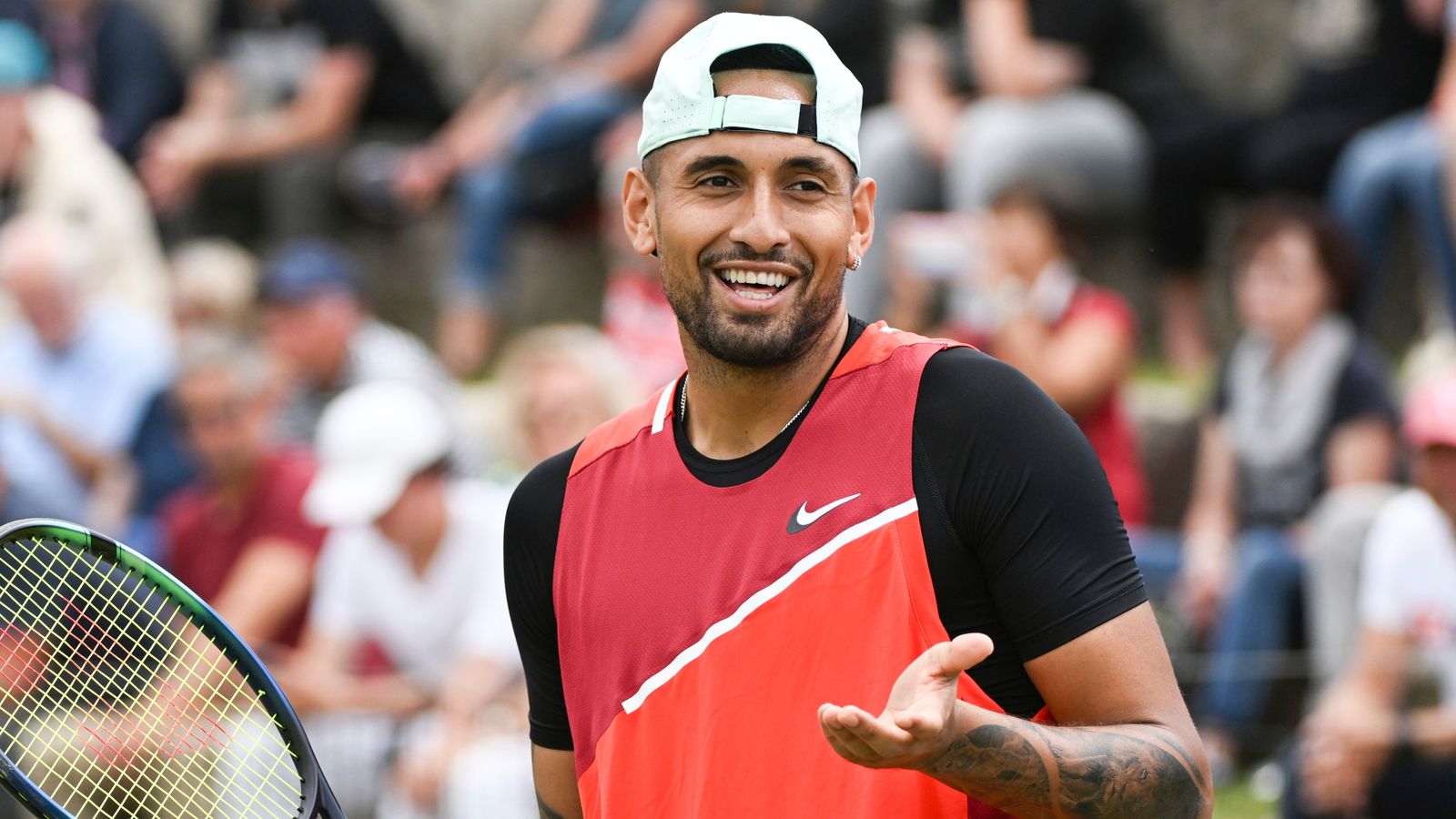 Nick Kyrgios Australian out of Mallorca Championship with abdominal pain Tennis News Sky Sports