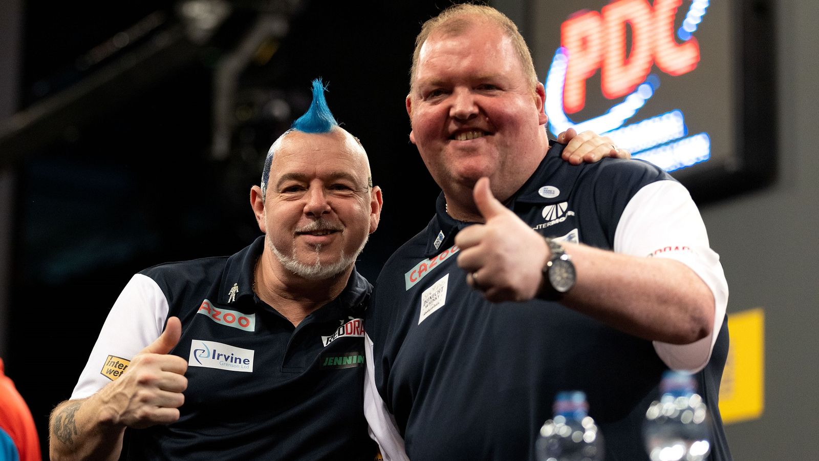 World Cup of Darts: Scotland and England ease through as Australia just miss nine-darter