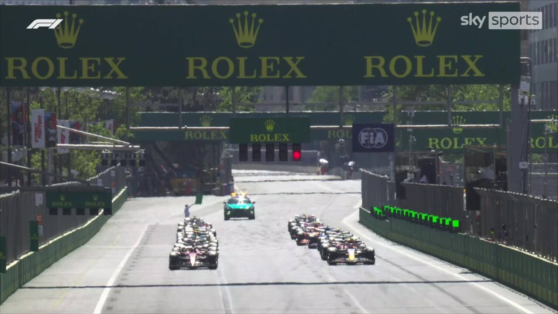 Lights out in Azerbaijan | Leclerc locks up, Perez leadsSkySports | Information