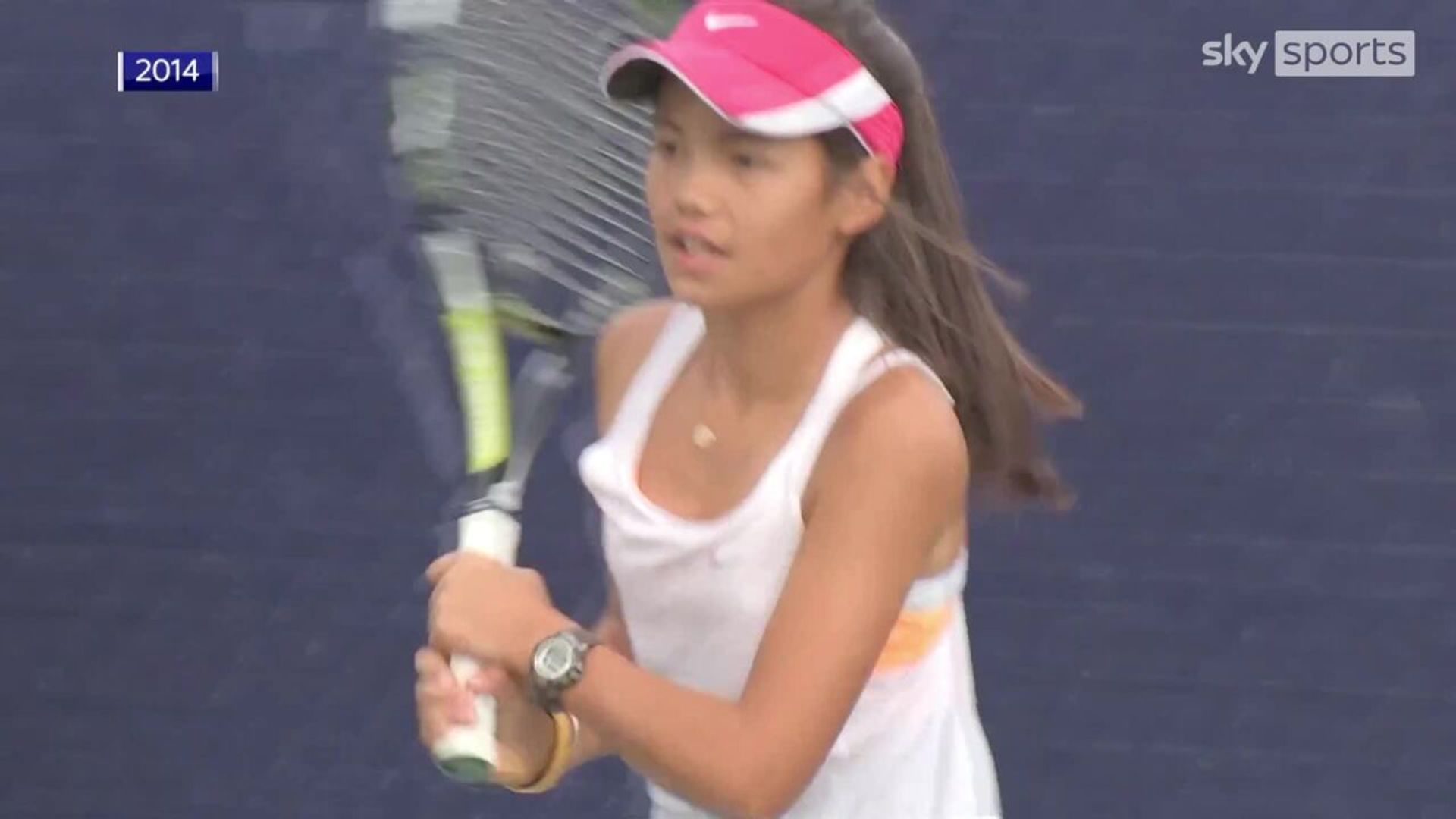 Back to the beginning - Look back at a young Emma Raducanu
