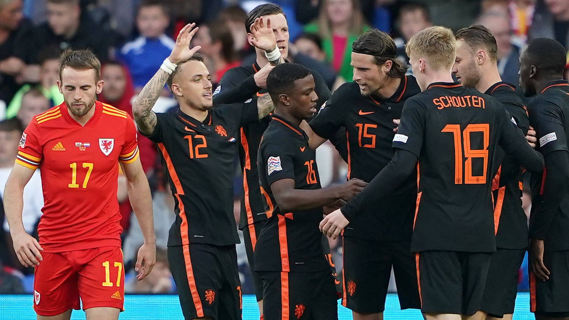 Wales 1-2 Netherlands: Wout Weghorst ends Welsh unbeaten home run in dramatic finale